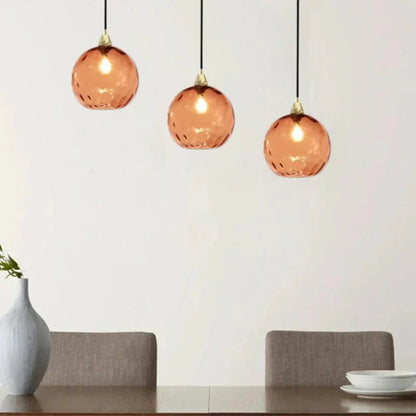 Modern LED Nordic Ceiling Glass Ball Pendant Light