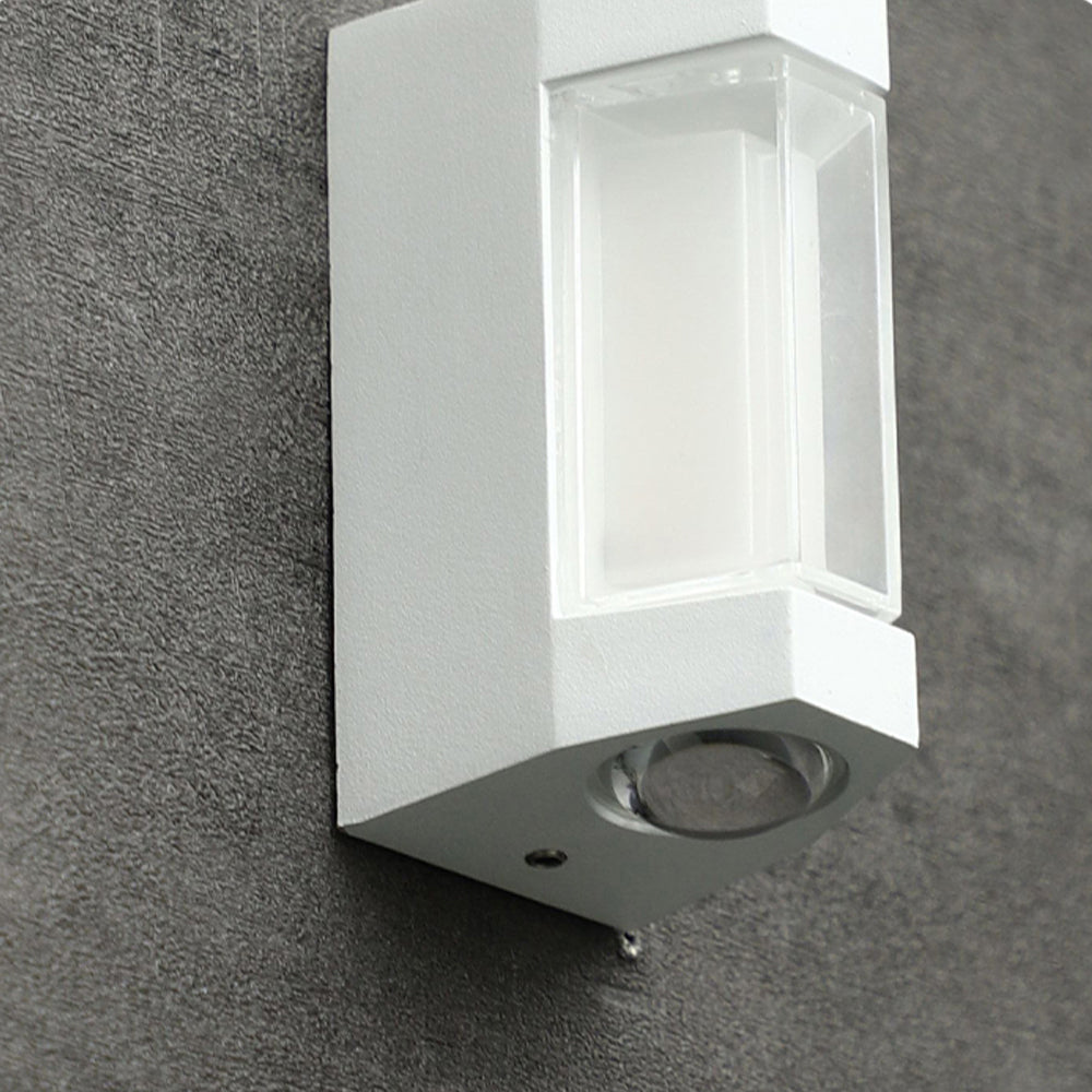Nordic Up Down Acrylic Waterproof Minimalist Outdoor Wall Light