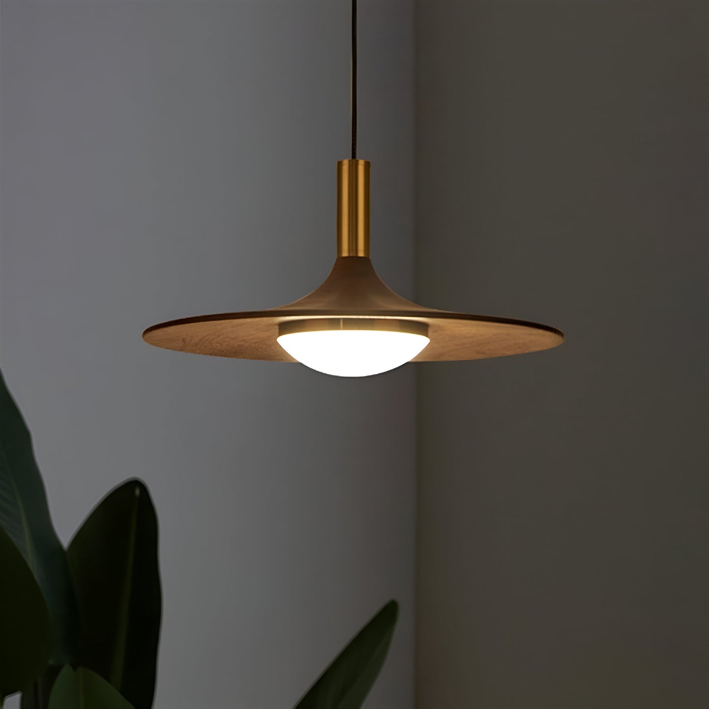 Nordic Style Iron Shade Minimalist Pendant Light