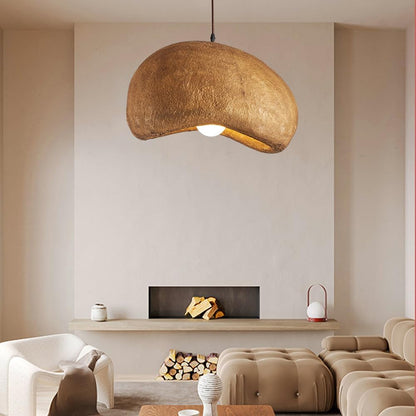 Wabi-Sabi Cloud Japandi Resin Pendant Light