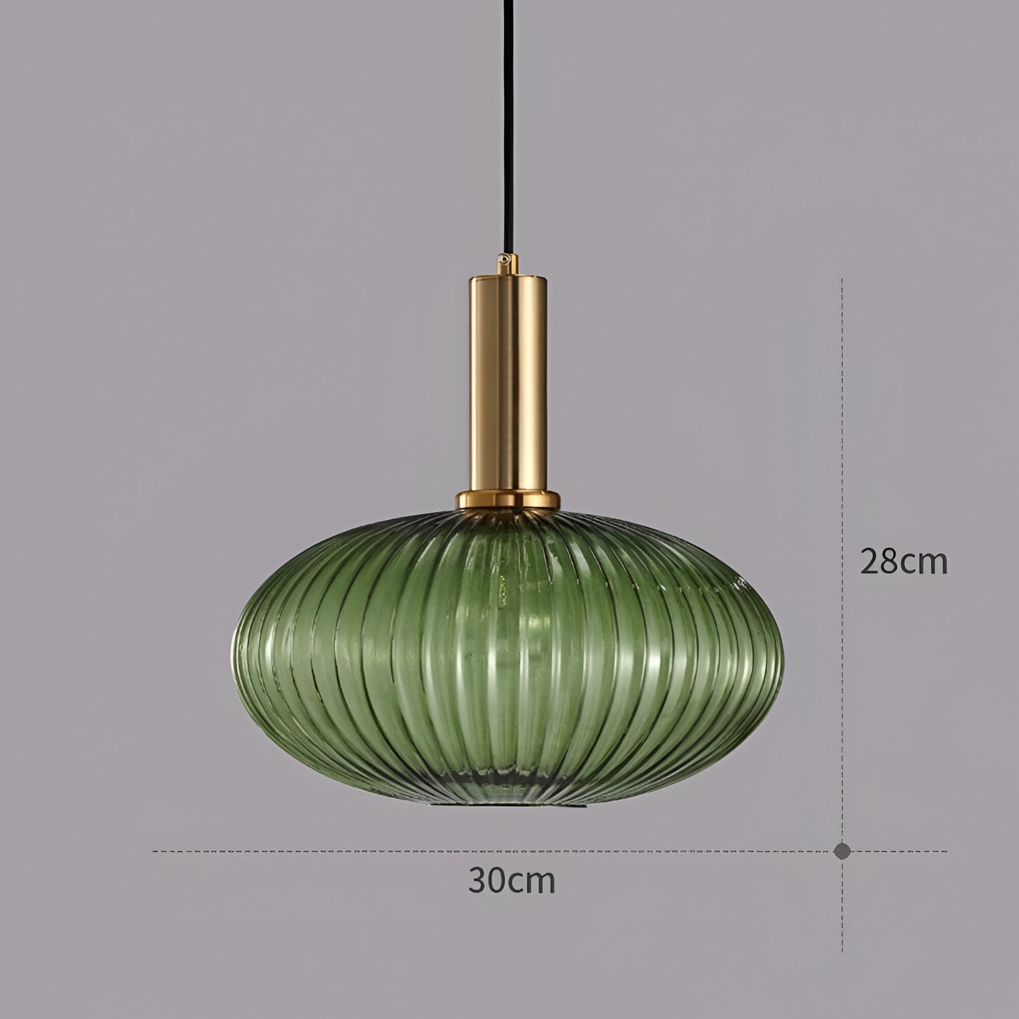 Nordic Colorful Glass Retro Pendant Light