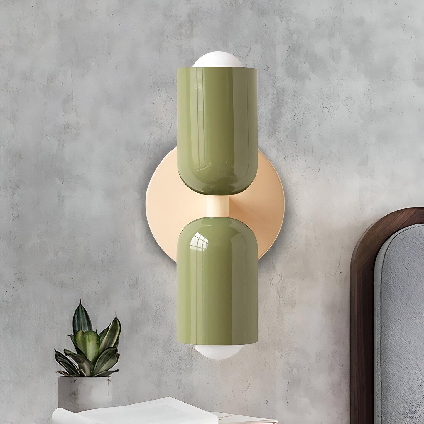 Nordic Colorful Double Head Iron Wall Light