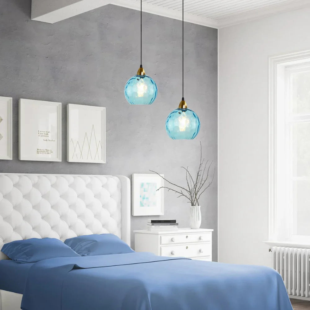 Modern LED Nordic Ceiling Glass Ball Pendant Light