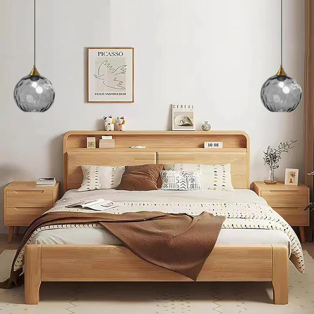 Modern LED Nordic Ceiling Glass Ball Pendant Light