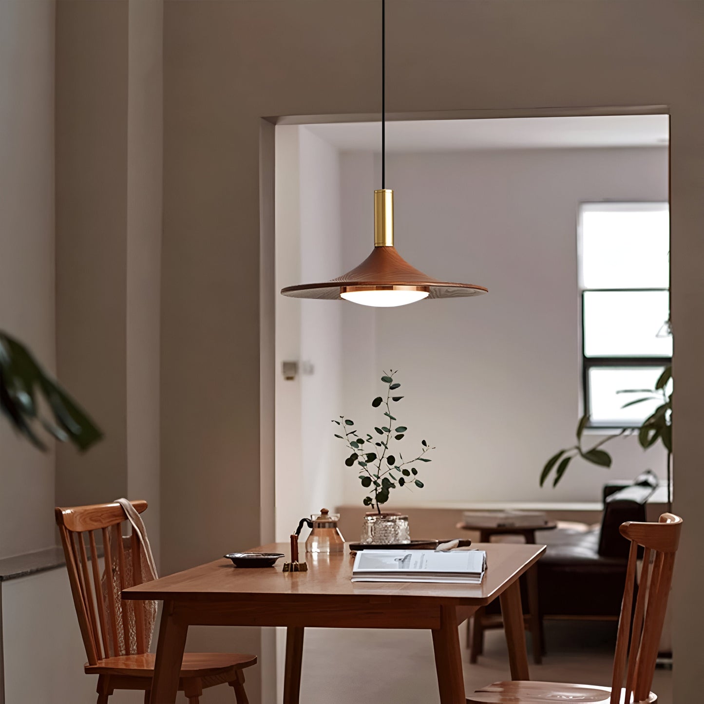 Nordic Style Iron Shade Minimalist Pendant Light