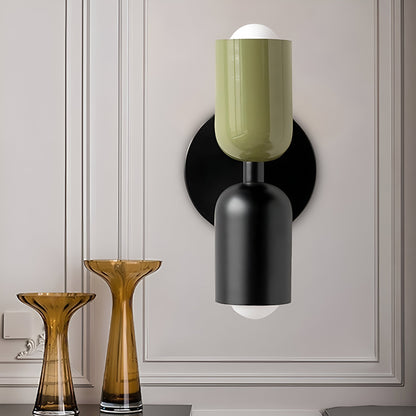 Nordic Colorful Double Head Iron Wall Light