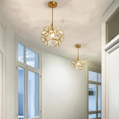 Nordic Flower Glass Pendant Light