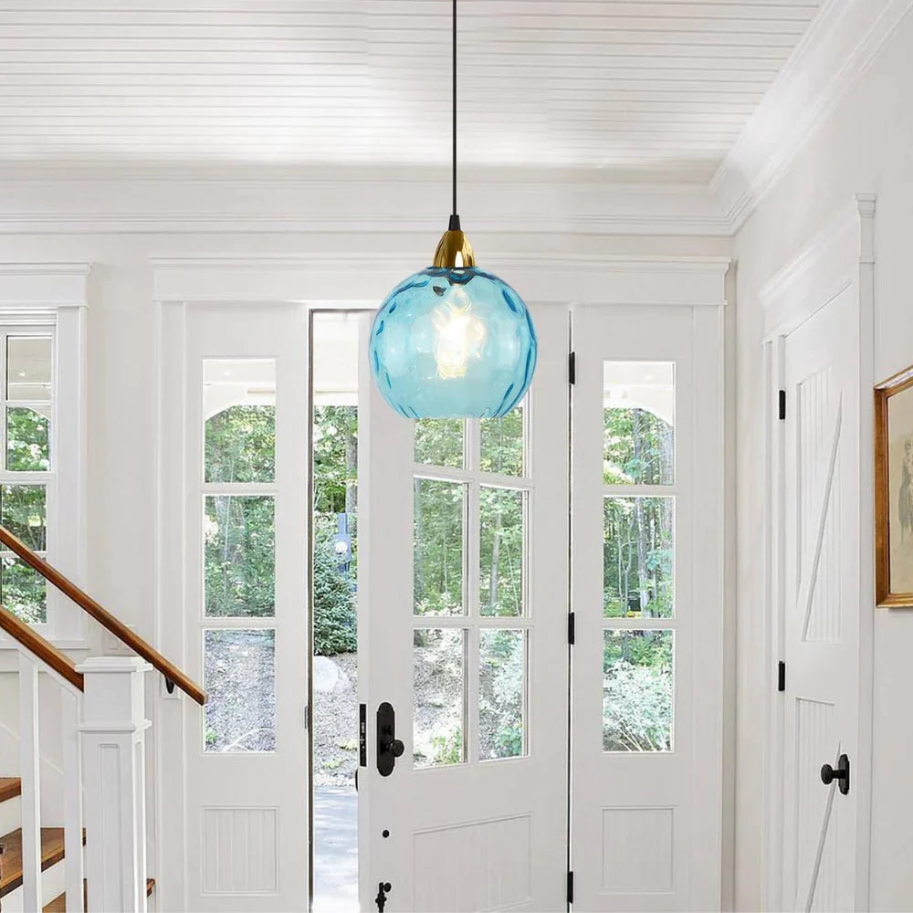Modern LED Nordic Ceiling Glass Ball Pendant Light