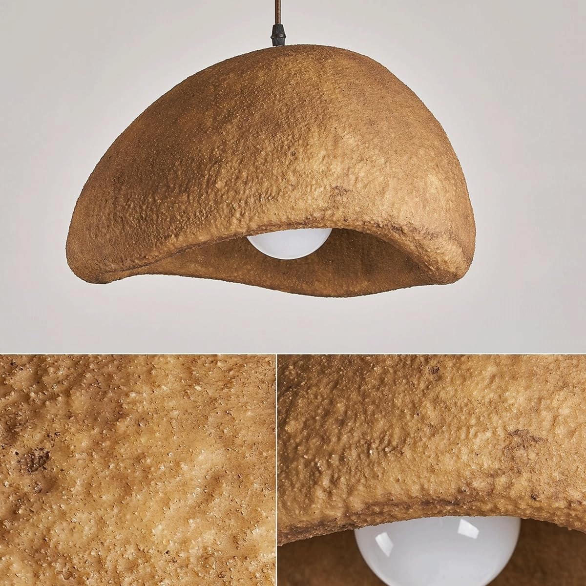 Wabi-Sabi Cloud Japandi Resin Pendant Light
