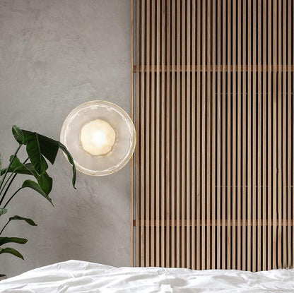 Nordic Round Design Ceto Glass Wall Light