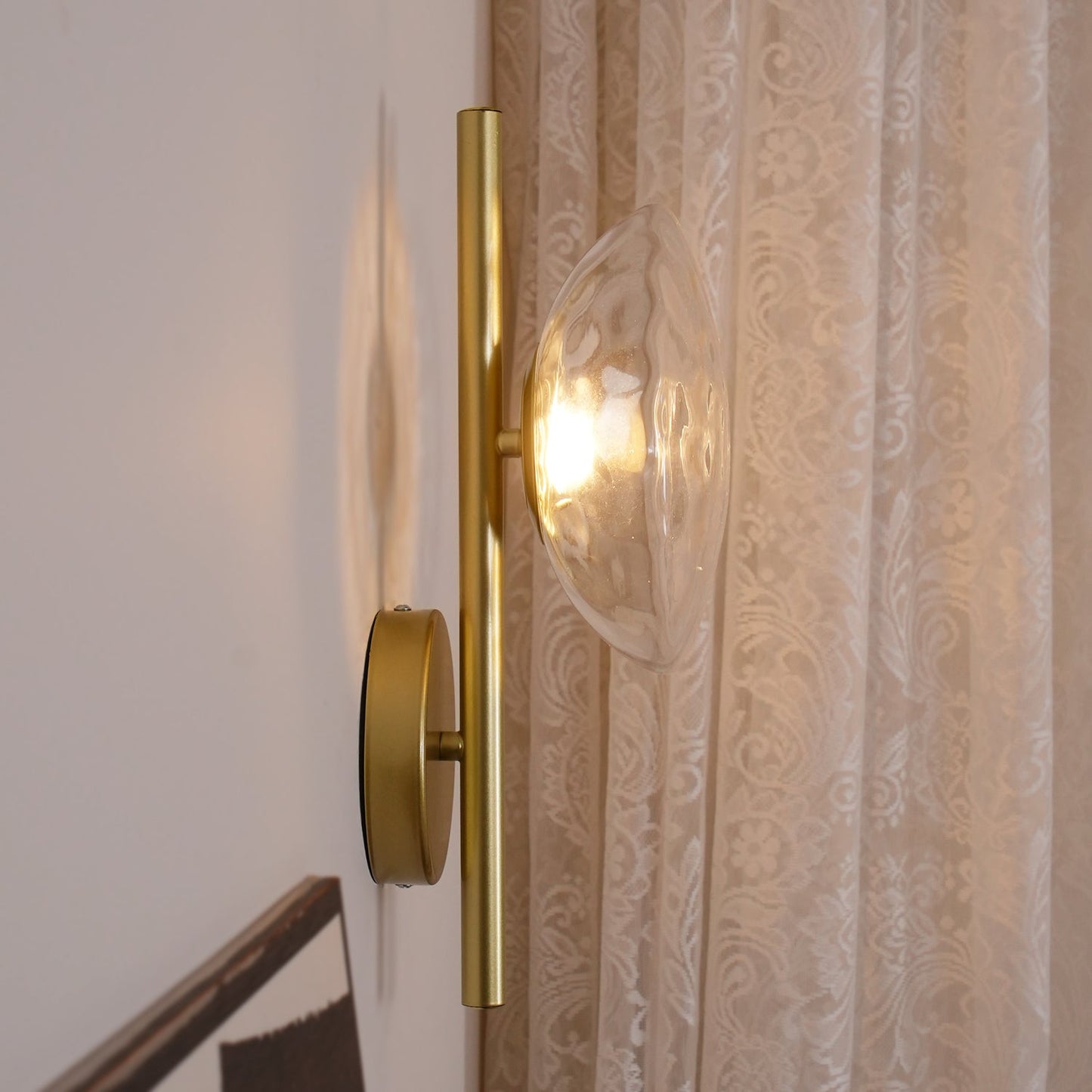 Nordic Round Design Ceto Glass Wall Light