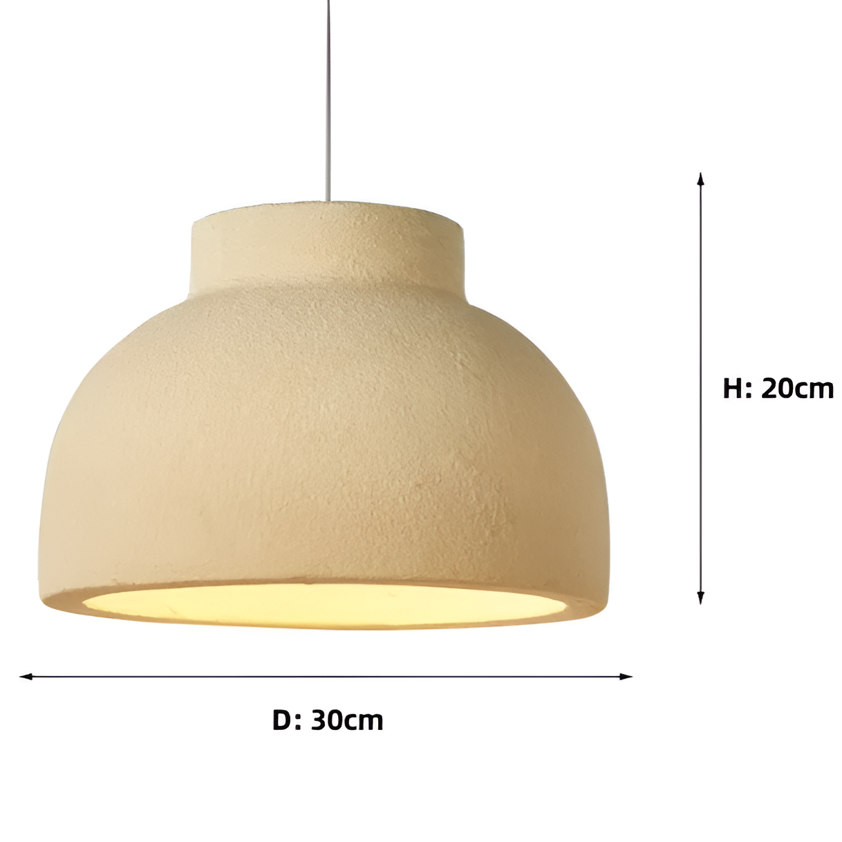 Nordic Bowl Minimalist Polystyrene Pendant Light