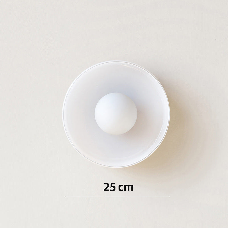 Nordic Glass Olive Disc Wall and Ceiling Light