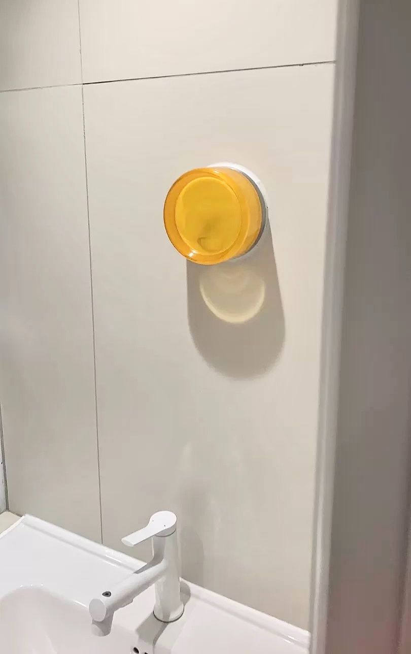 Nordic Luminous Dimple Acrylic Modern Wall Light real product photo 3