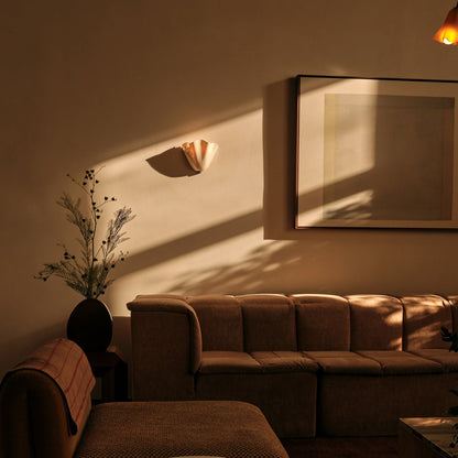 Skirt Series Retro Colored Glass Skirt Shell Wall Light — Lubrel minimalist lighting