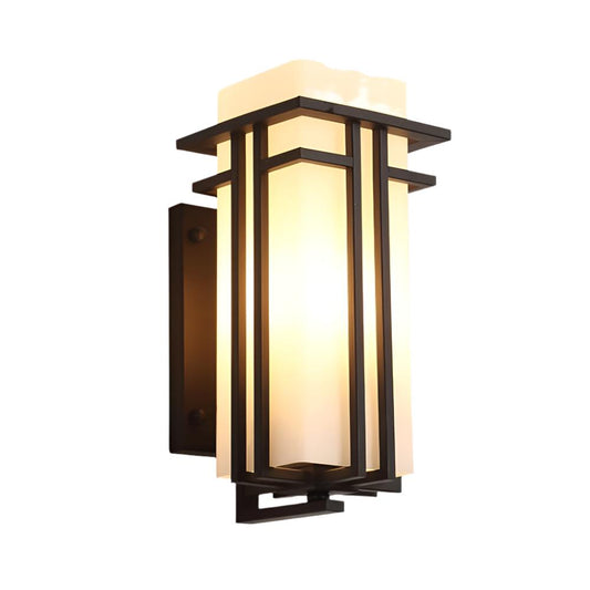 Krajewski Retro Industrial Glass Outdoor Wall Light