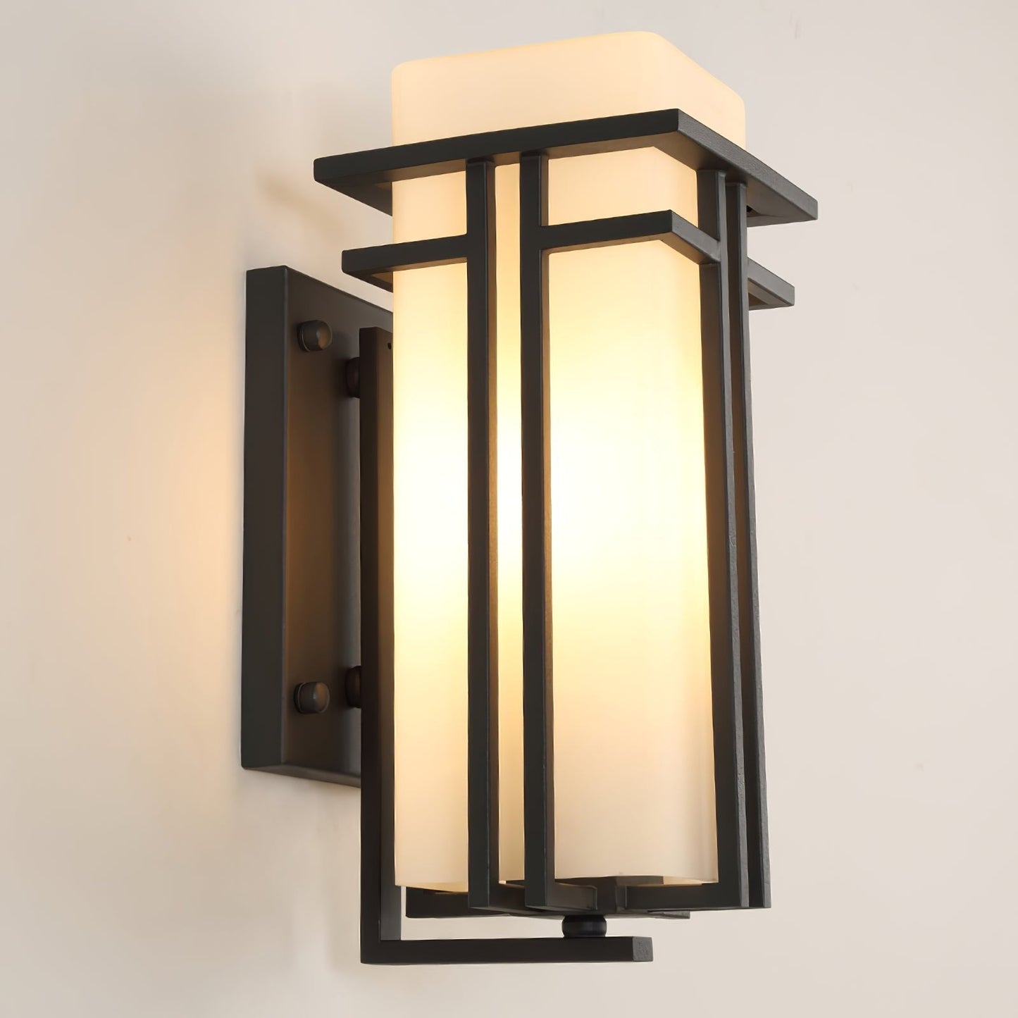 Krajewski Retro Industrial Glass Outdoor Wall Light