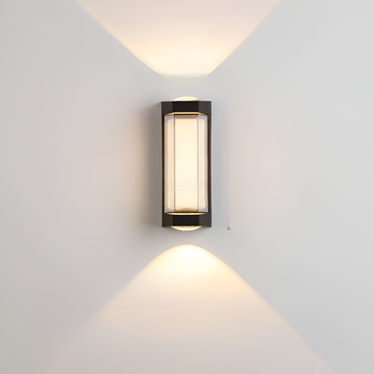 Nordic Up Down Acrylic Waterproof Minimalist Outdoor Wall Light