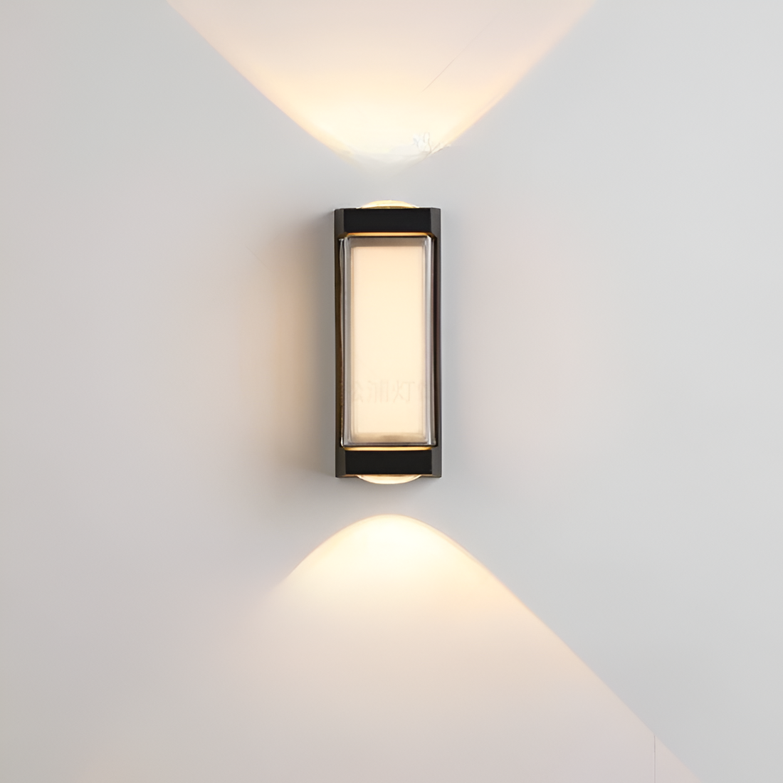 Nordic Up Down Acrylic Waterproof Minimalist Outdoor Wall Light