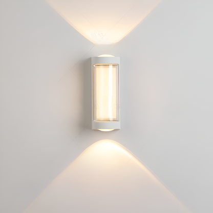 Nordic Up Down Acrylic Waterproof Minimalist Outdoor Wall Light