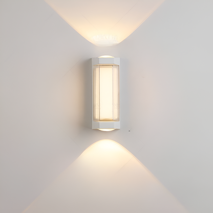 Nordic Up Down Acrylic Waterproof Minimalist Outdoor Wall Light