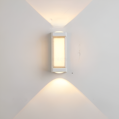 Nordic Up Down Acrylic Waterproof Minimalist Outdoor Wall Light