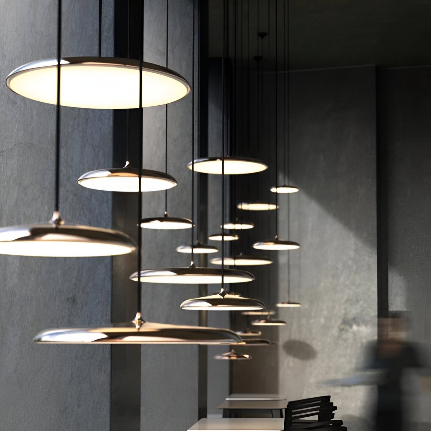Nordic Modern Flying Saucer Pendant Light