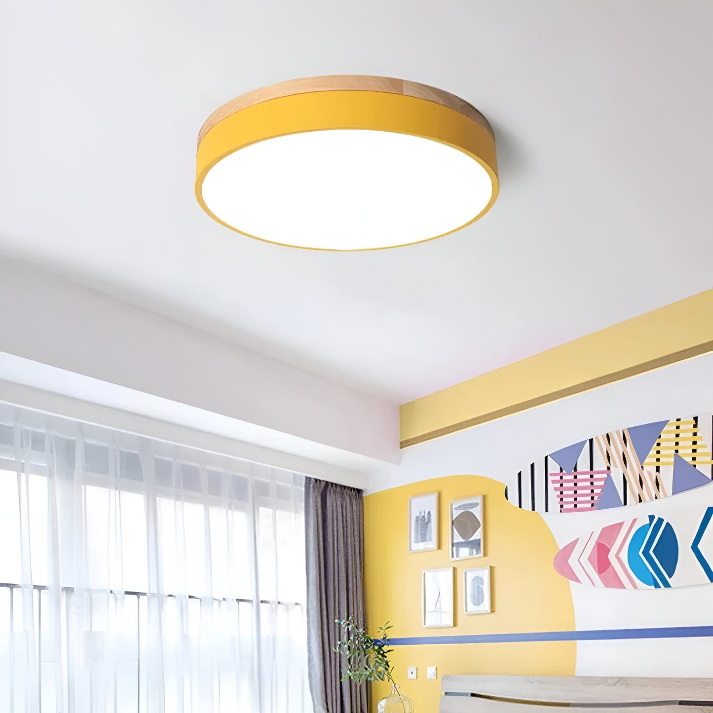 Nordic LED Round Flush Acrylic Minimalist Ceiling Light