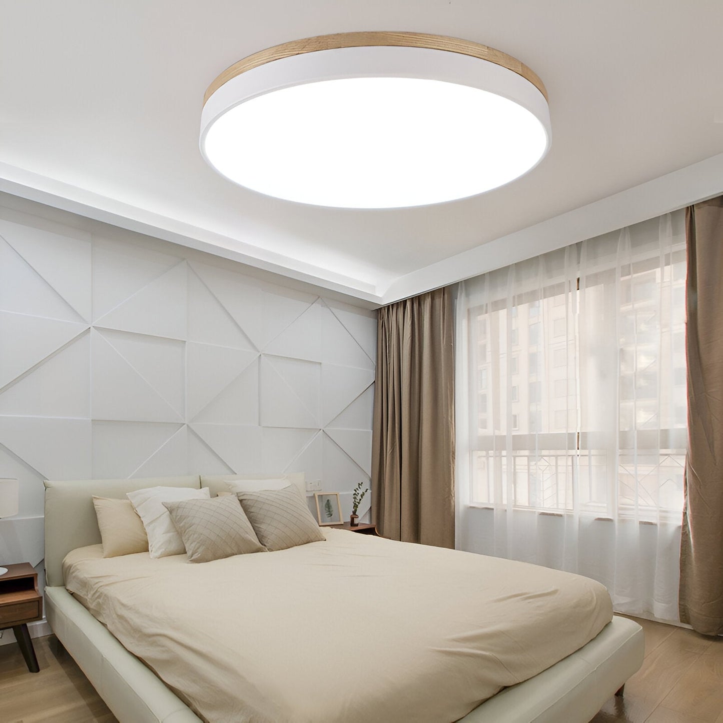 Nordic LED Round Flush Acrylic Minimalist Ceiling Light