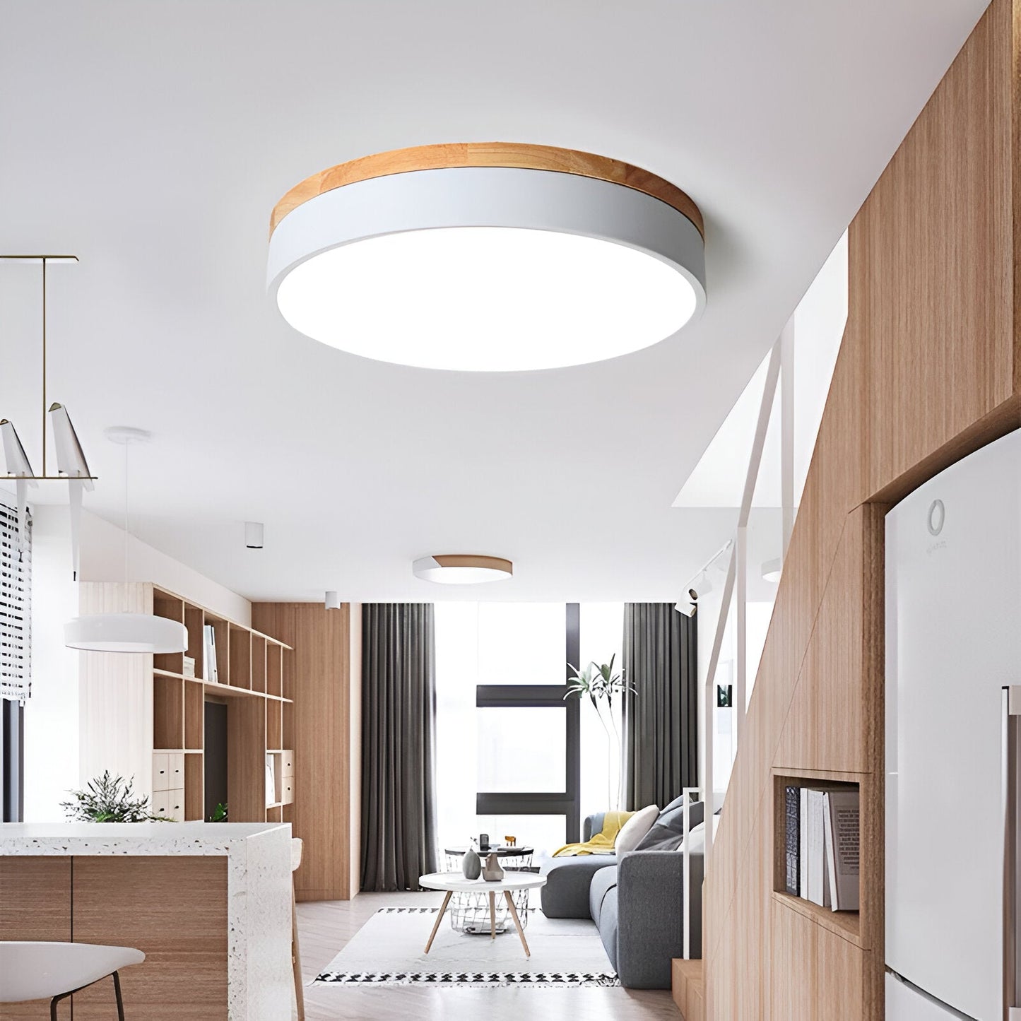 Nordic LED Round Flush Acrylic Minimalist Ceiling Light