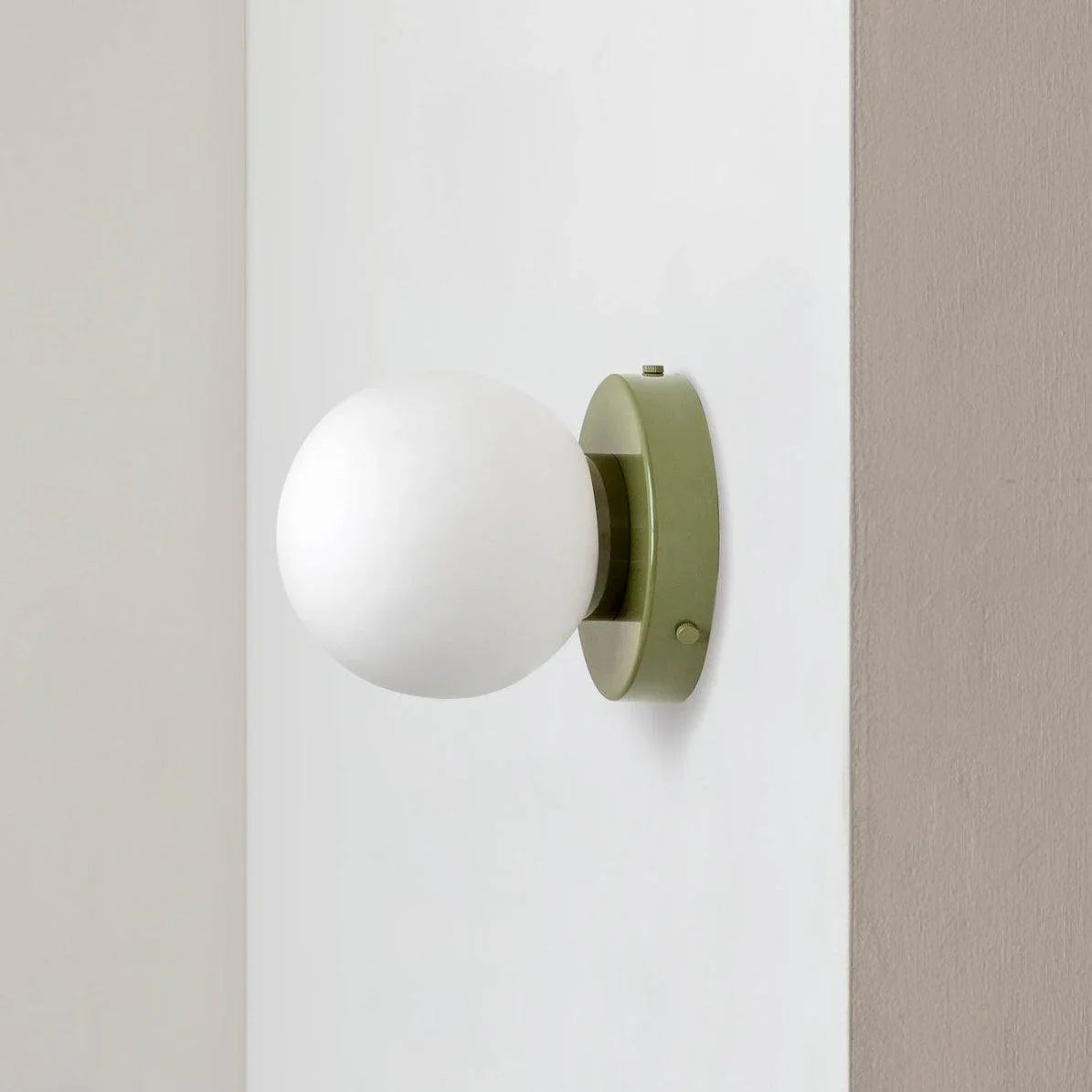 Nordic Rounded Minimalist LED Glass Wall Light
