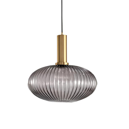 Nordic Colorful Glass Retro Pendant Light
