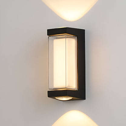 Nordic Up Down Acrylic Waterproof Minimalist Outdoor Wall Light