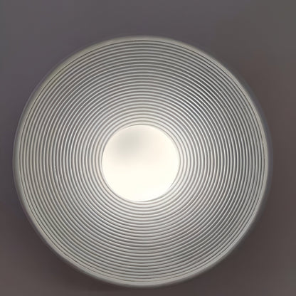 Retro Ceramic Style Resin Round Japandi LED Wall Light