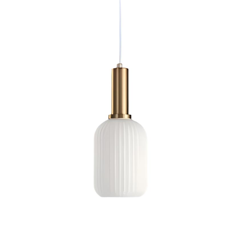 Nordic Colorful Glass Retro Pendant Light