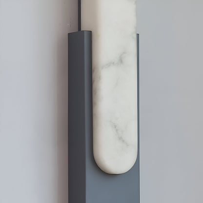 Agatha Modern Artificial Alabaster Minimalist Wall Light