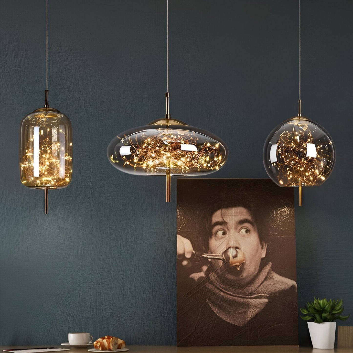 Nordic Luxury Modern Glass Pendant Light