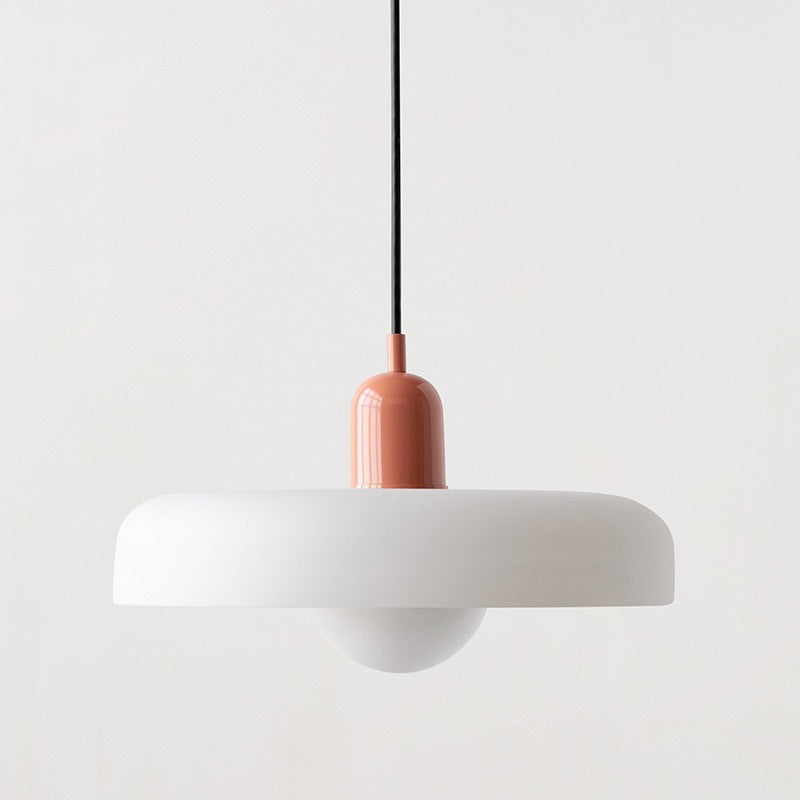 Luminous Halo Modern Glass Pendant Light — Lubrel minimalist lighting