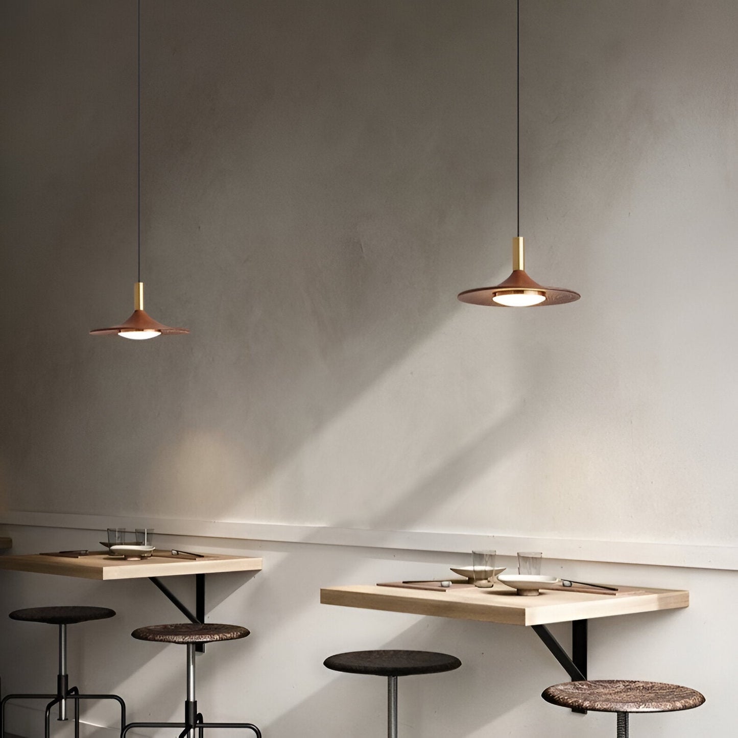 Nordic Style Iron Shade Minimalist Pendant Light