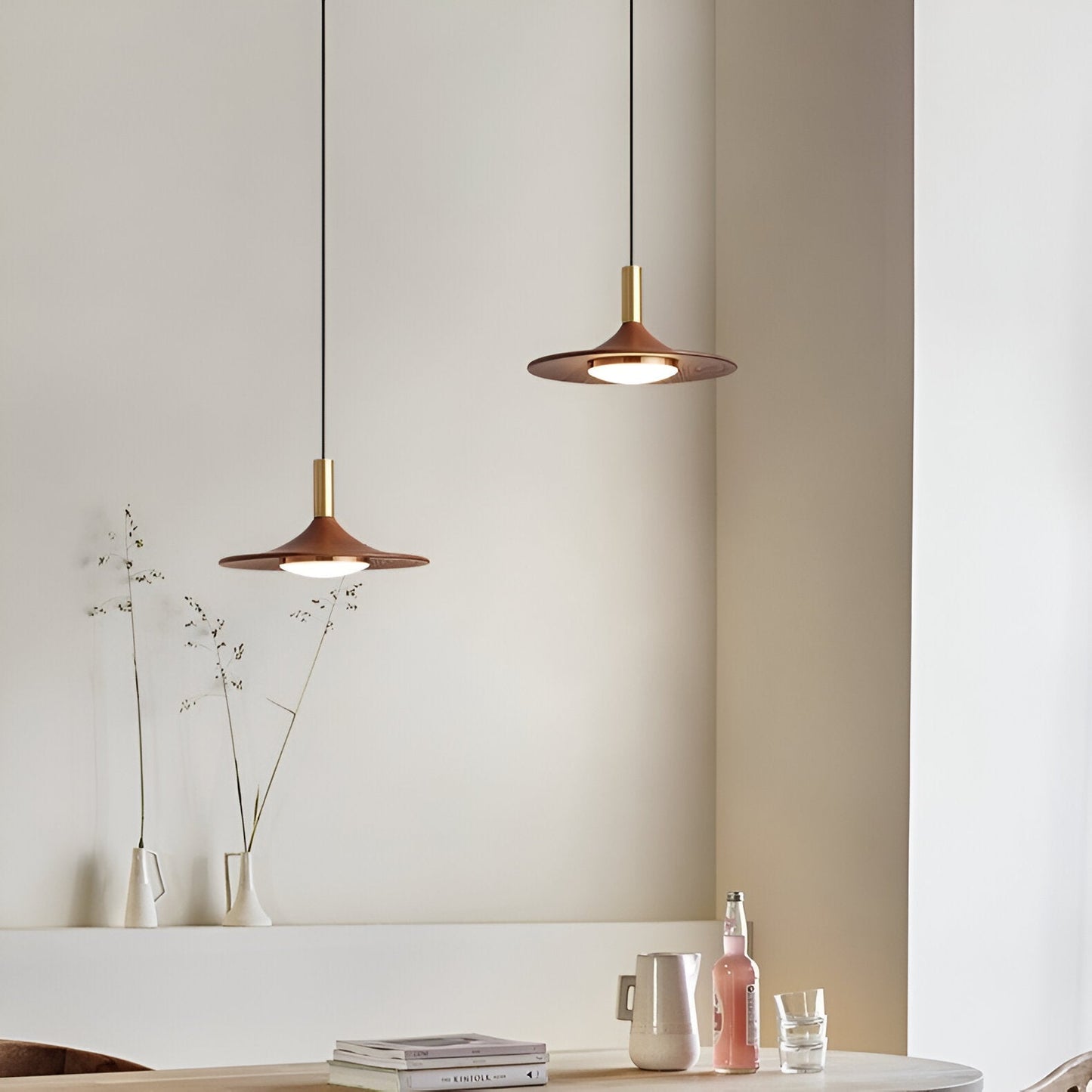 Nordic Style Iron Shade Minimalist Pendant Light