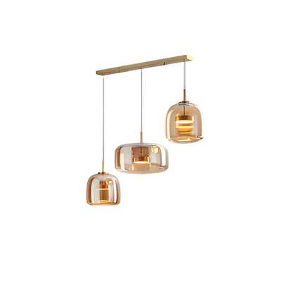 Retro Hailie Modern Glass LED Pendant Light