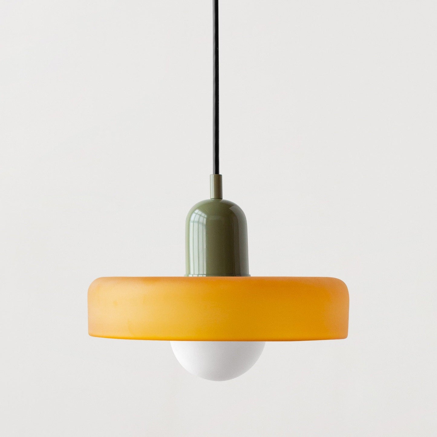 Luminous Halo Modern Glass Pendant Light — Lubrel minimalist lighting