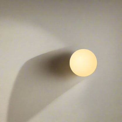 Dioscuri Minimalist Round Glass Wall Light