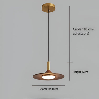 Nordic Style Iron Shade Minimalist Pendant Light