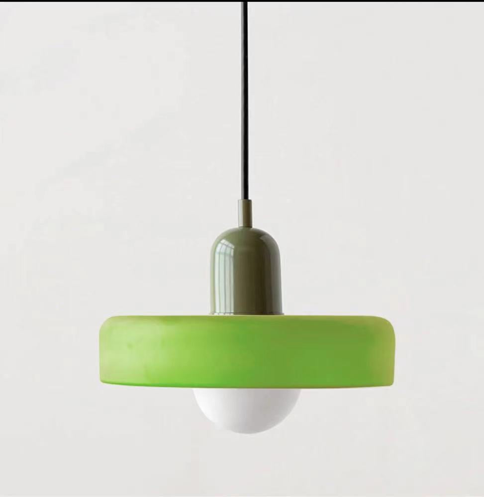 Luminous Halo Modern Glass Pendant Light — Lubrel minimalist lighting
