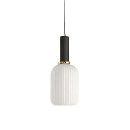 Nordic Colorful Glass Retro Pendant Light