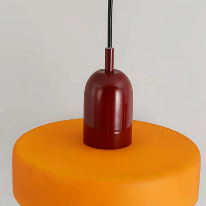 Luminous Halo Modern Glass Pendant Light — Lubrel minimalist lighting