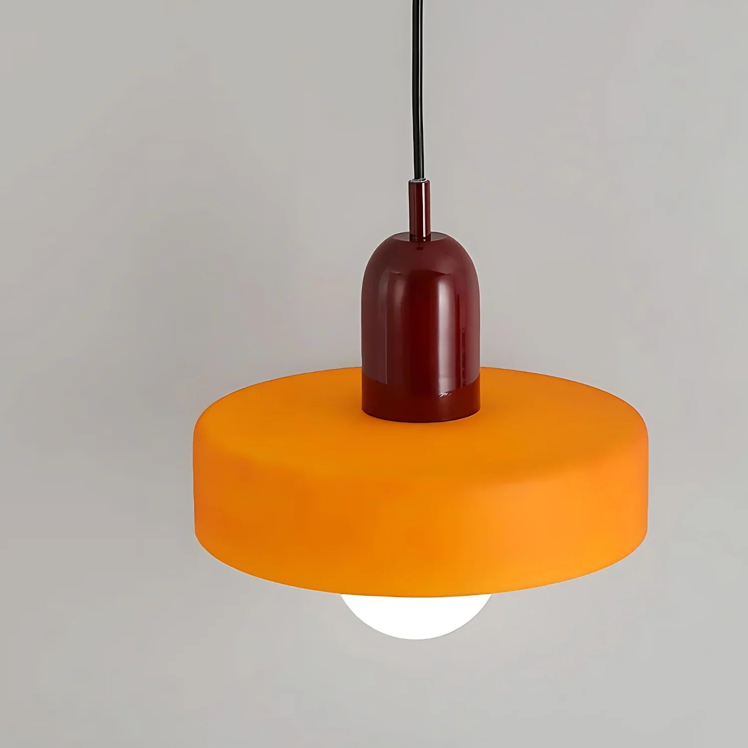 Luminous Halo Modern Glass Pendant Light — Lubrel minimalist lighting