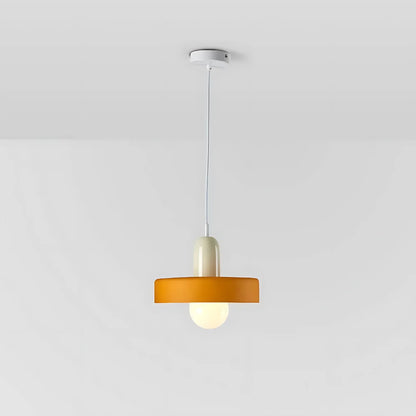 Luminous Halo Modern Glass Pendant Light — Lubrel minimalist lighting