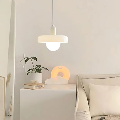 Luminous Halo Modern Glass Pendant Light — Lubrel minimalist lighting